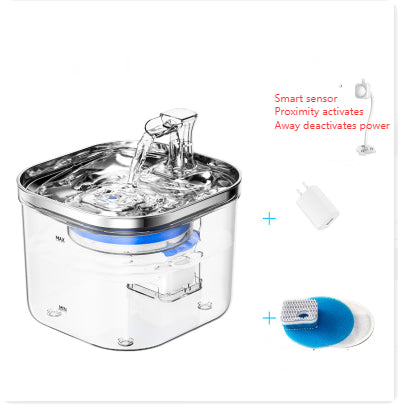 Edelstahl-Trinkbrunnen für Katzen & Hunde