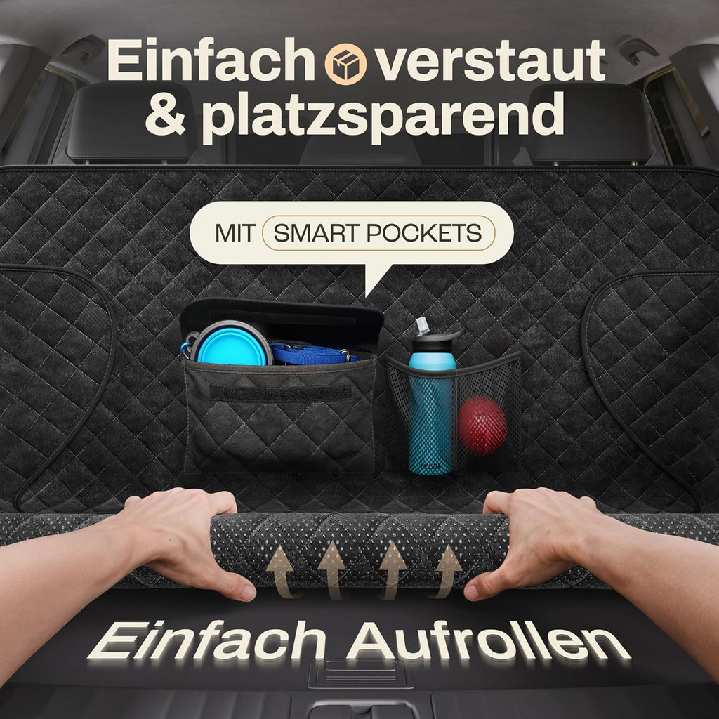 AutoProtect – Wasserdichte Kofferraum-Schutzmatte für Hunde